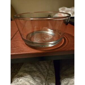 Anchor Hocking Clear Glass 2 Cup 473ml Prep Mixing Bowl Microwave Safe USA Made